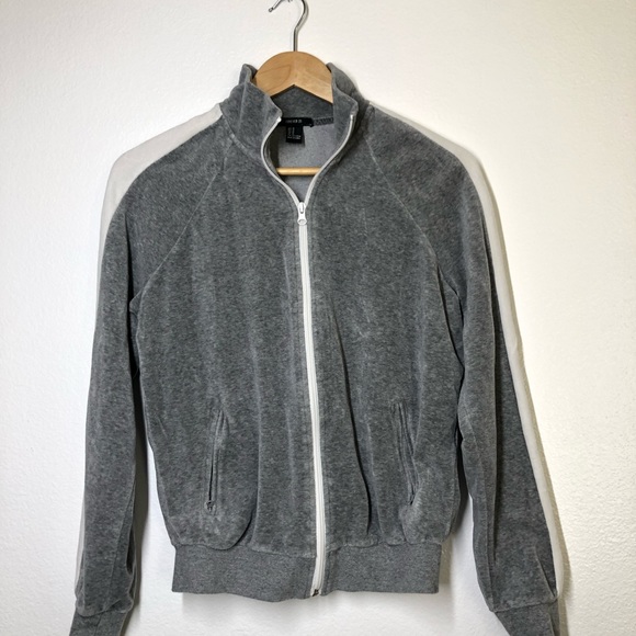 Forever 21 Grey Zip-up Jacket - Picture 2 of 8